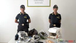 Pacco dalla Spagna con 4 chili di hashish, arrestato a Olbia