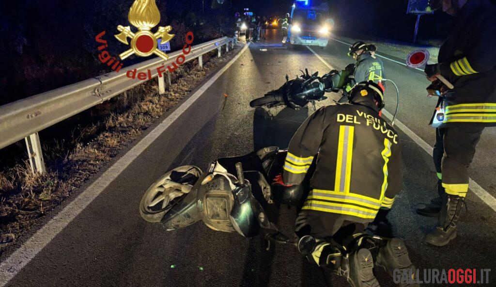 Scontro tra due moto sulla 125 a Olbia, scattano i soccorsi
