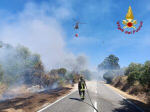 incendio 131dcn direzione olbia