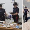 camper droga trinità d'agultu coppia carabinieri