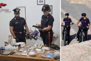 camper droga trinità d'agultu coppia carabinieri