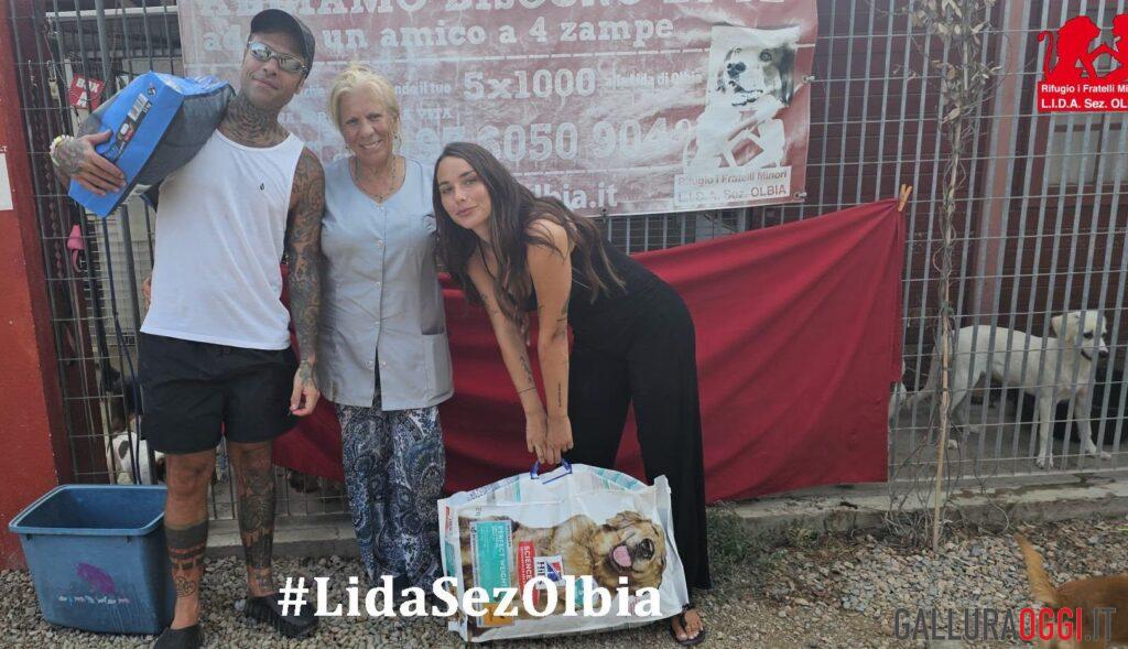 fedez giulia rifugio cani lida olbia