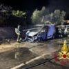 furgoni incendio fuoco olbia