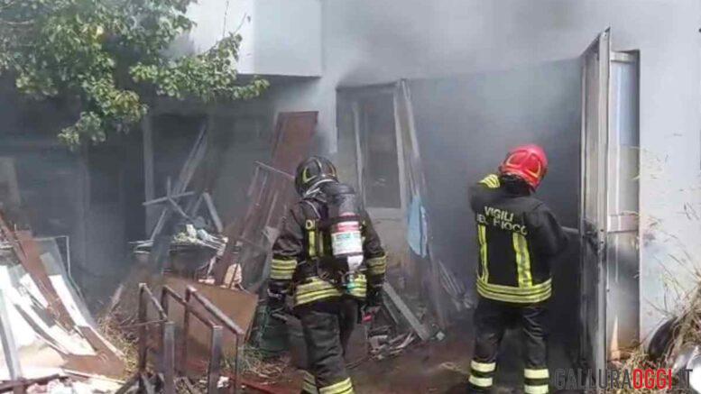 incendio budoni