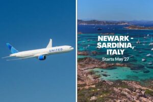 united airlines newark olbia volo diretto