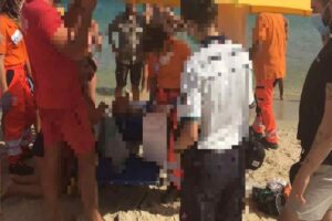 morto spiaggia