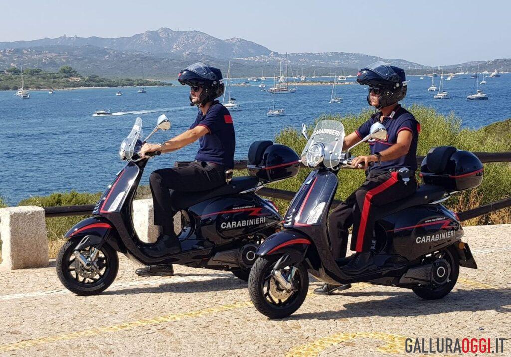 vespa carabinieri porto cervo porto rotondo