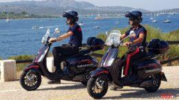 vespa carabinieri porto cervo porto rotondo