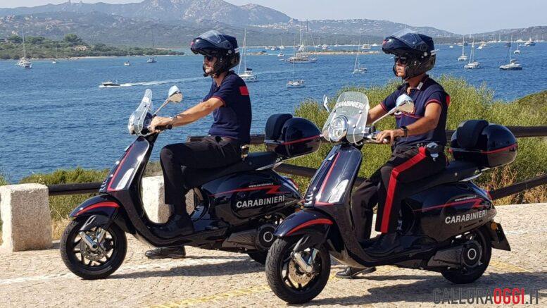 vespa carabinieri porto cervo porto rotondo