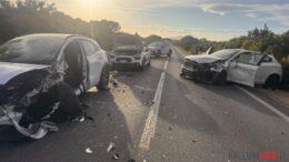 Incidente frontale sulla strada di Olbia