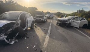 Incidente frontale sulla strada di Olbia