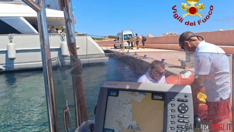Malore sullo yacht, un anziano soccorso a La Maddalena