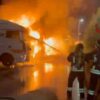 Otto trattori in fiamme a Olbia, cause ancora da chiarire