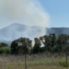 Paura ad Arzachena, incendio alle spalle di un ristorante