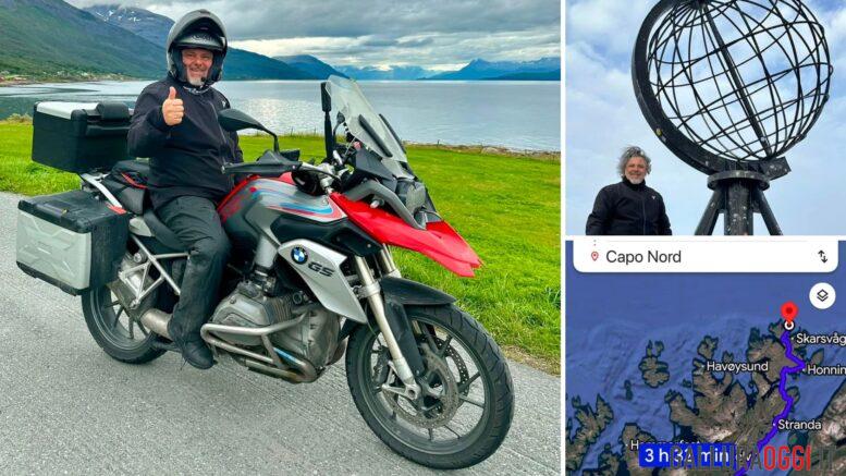 salvatore valleri arzachena capo nord in moto