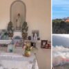 incendio santa maria chiesetta vergine assunta la maddalena