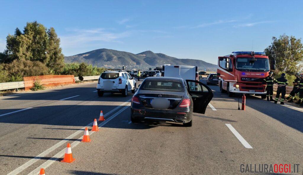 Tamponamento sulla strada panoramica di Olbia, cosa è successo