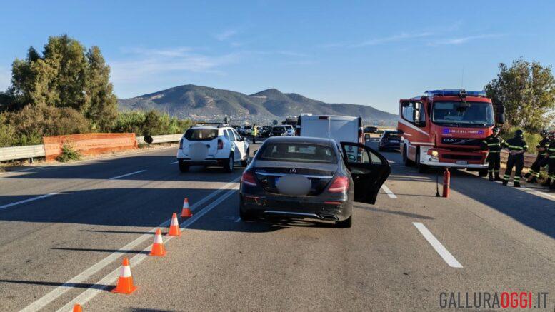 Tamponamento sulla strada panoramica di Olbia, cosa è successo