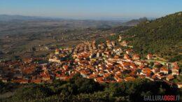 berchidda panorama dall'alto