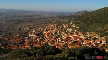 berchidda panorama dall'alto