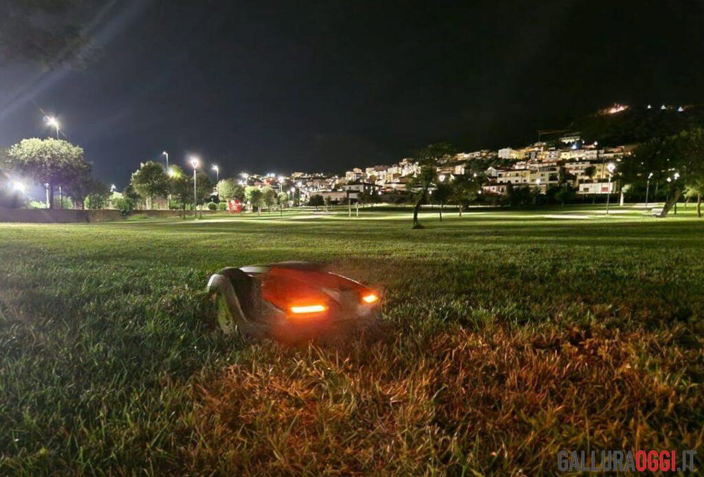 berchidda panorama di notte prato