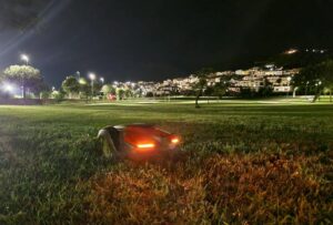 berchidda panorama di notte prato