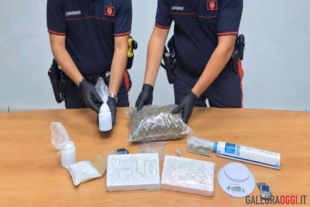 tre chili di droga a olbia