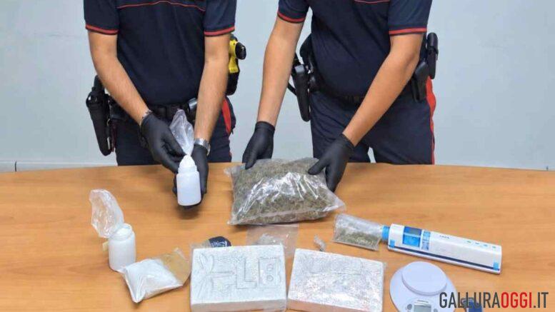 tre chili di droga a olbia
