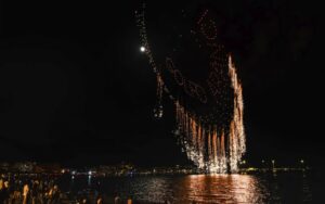 droni golfo aranci spettacolo