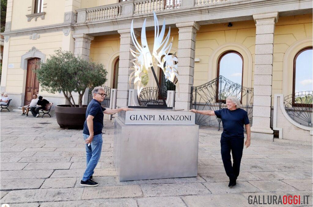 gianpi manzoni scultura comune municipio olbia settimo nizzi