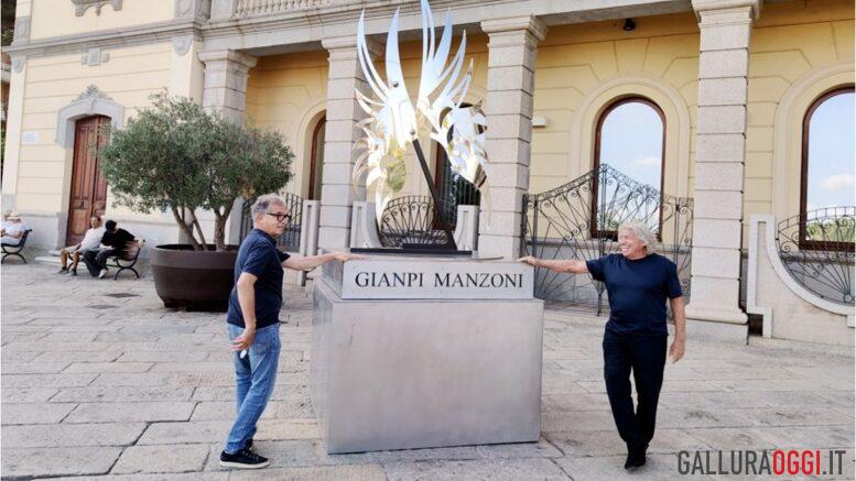 gianpi manzoni scultura comune municipio olbia settimo nizzi