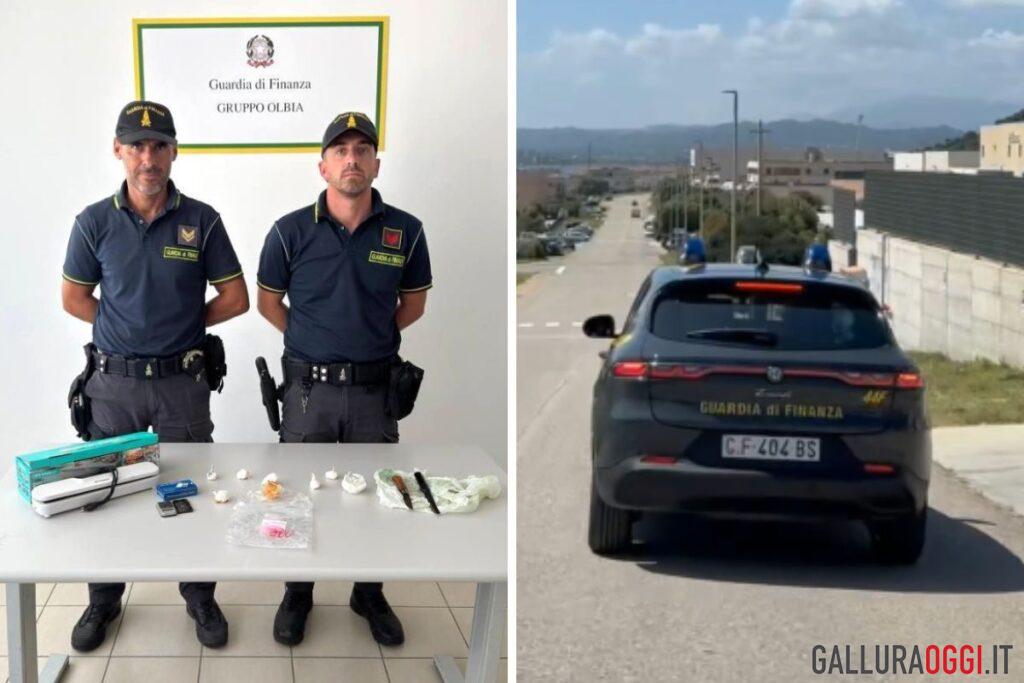 ventenne arrestato cocaina olbia finanza