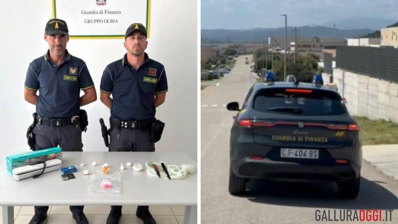 ventenne arrestato cocaina olbia finanza