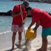 sabbia spiaggia relitto caprera recupero