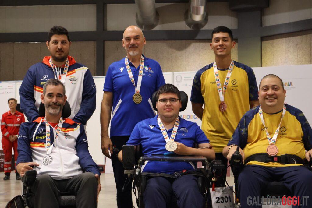 Boccia paralimpica, trionfo italiano a Olbia Zendron è primo