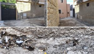 Degrado e inciviltà nel centro di Arzachena