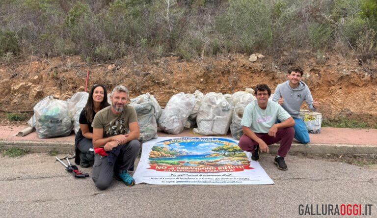 Emergenza rifiuti ad Arzachena, ripulita l'area di La Maita
