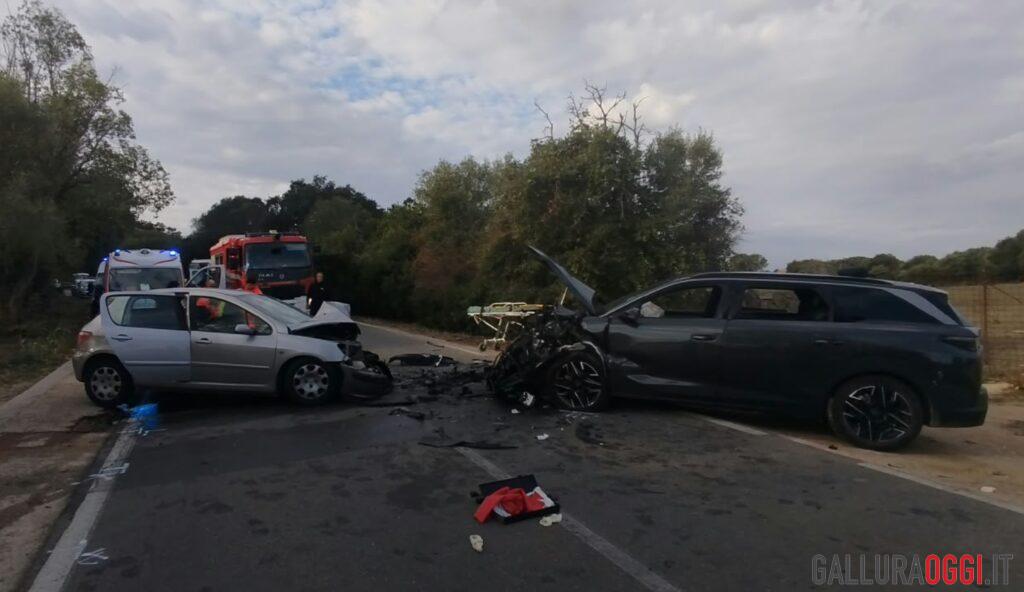 Grave incidente sulla strada provinciale di Arzachena, due feriti