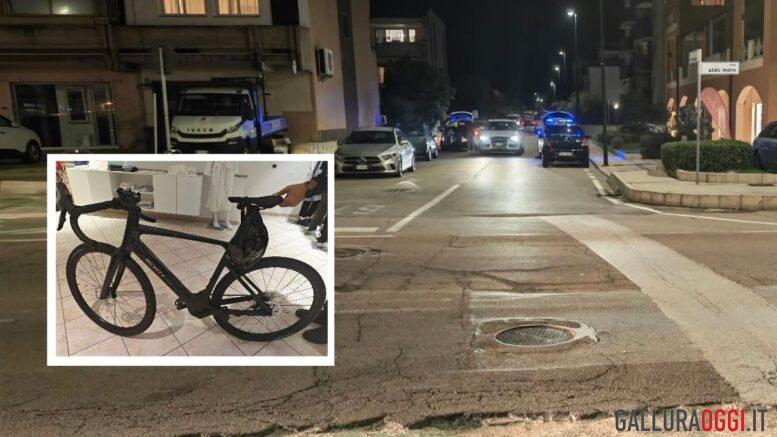 incidente bici ciclista auto pirata olbia viale aldo moro