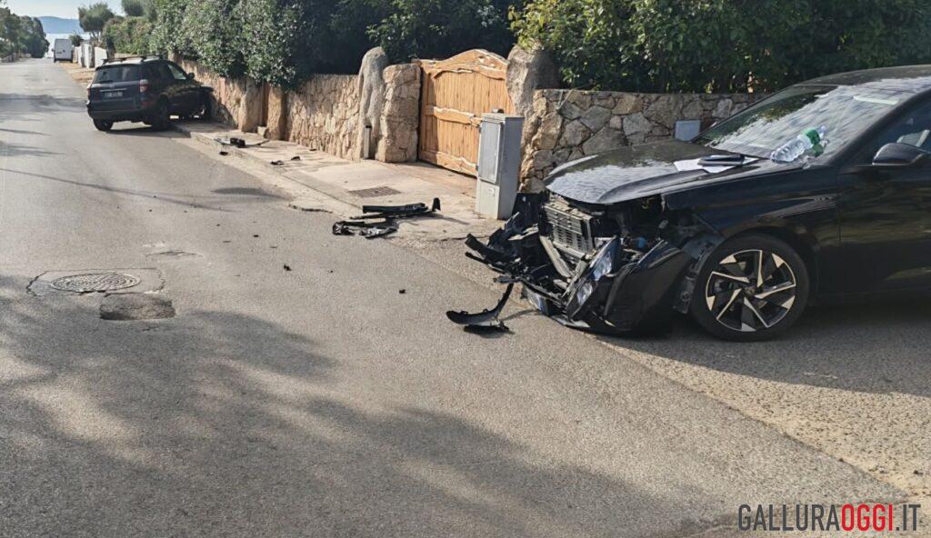 Violento incidente tra auto a Olbia, un ferito