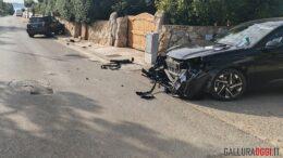 Violento incidente tra auto a Olbia, un ferito