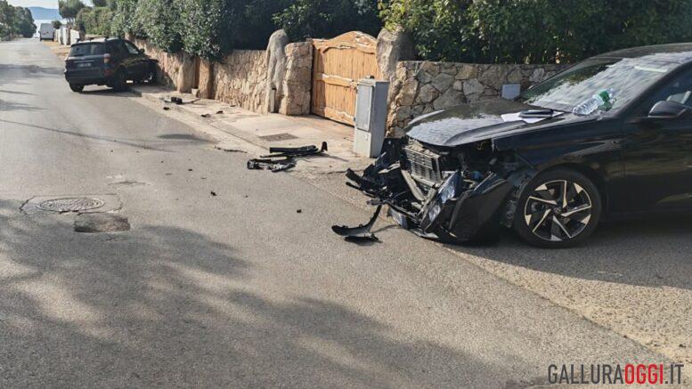 Violento incidente tra auto a Olbia, un ferito